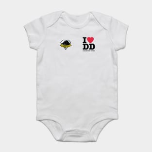 I heart Diamond Dogs Baby Bodysuit